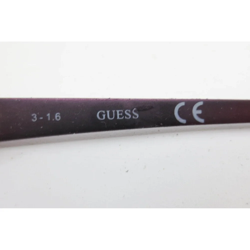 Guess GU9139-B 082 Purple Rectangular Metal Eyeglass Frames 49-17-130